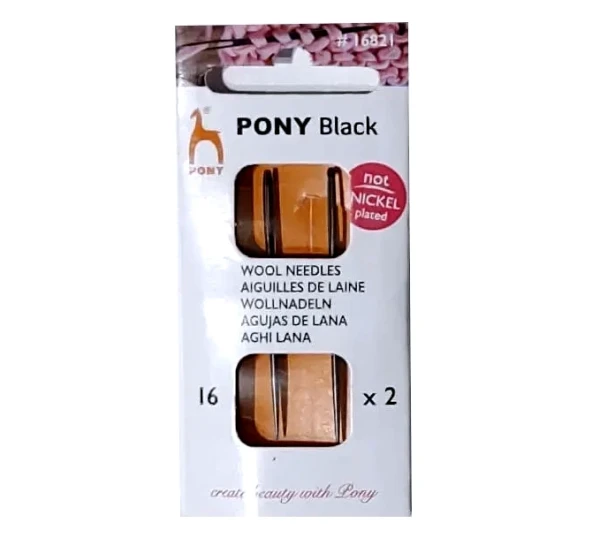 Igły Pony do haftu i szycia 16 / kpl 2 szt