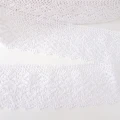 Koronka bawełniana w kolorze białym,         - produkcja polska.     - szerokość 10 cm     - do stosowania w krawiectwie, do celów zdobniczych