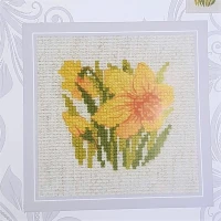 Zestaw do haftu krzyżykowego Riolis 1841 Narcyz