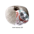 Włóczka wełniana z lnem KOSMO produkcji Opus Natura     - motek 50 g / 200 m / wełna 80 % + 20 % len     - na druty 3-4  kolor beżowy
