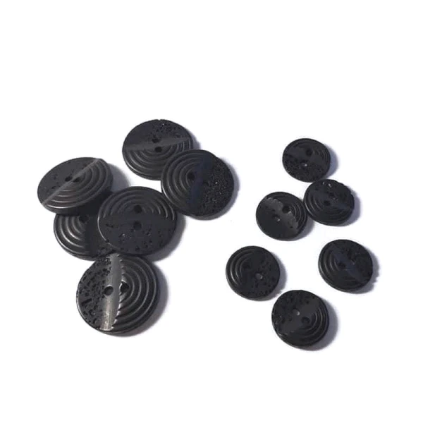 Guzik  22 mm  i 15 mm | guzik czarny